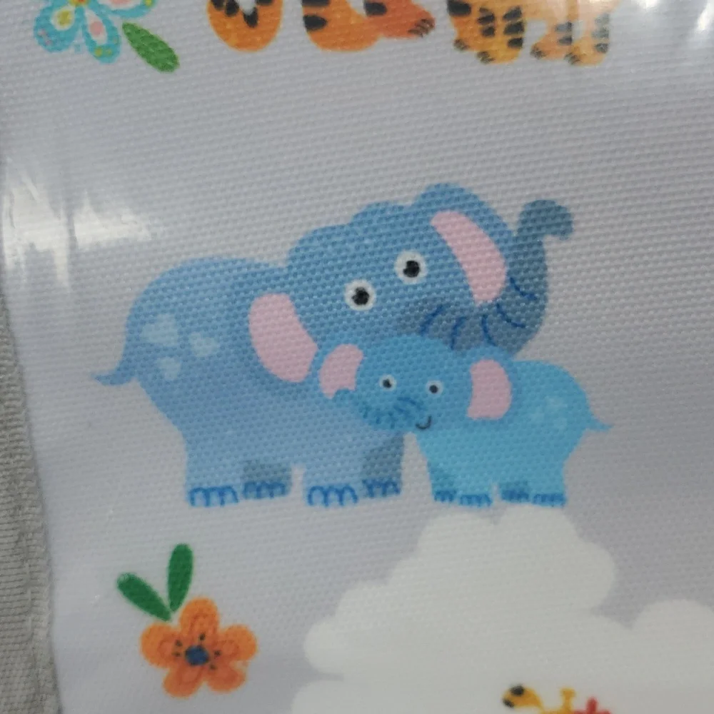 4 Nature Diaper Clutch Bag, Small and Cute Baby Bag for Mom (Animal World)